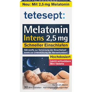 Melatonine Intens Mini Tabletten 30 stuks, 8,4 g