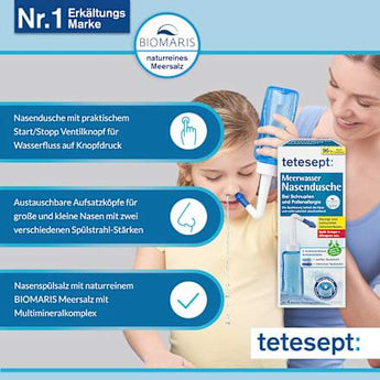 Nasendusche Meerwasser tetesept