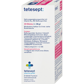 Vitamin B12 500µg Sticks 20 St tetesept