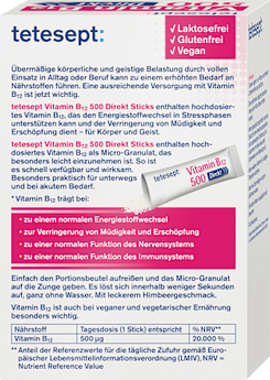 Vitamin B12 500µg Sticks 20 St tetesept
