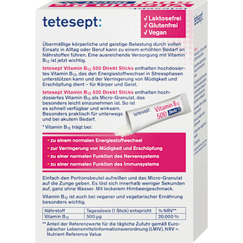 Vitamin B12 500µg Sticks 20 St tetesept