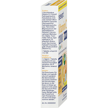Vitamin C 1200 Depot + Zink + D3 Tabletten 30 St  tetesept