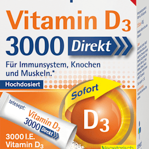 Vitamin D 3000 I.E. Direkt-Sticks 20 St tetesept
