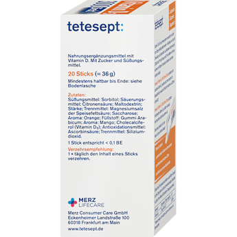 Vitamin D 3000 I.E. Direkt-Sticks 20 St tetesept