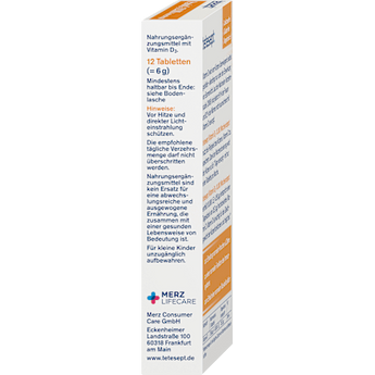 Vitamin D3 10.000 I.E. Wochendepot Tabletten 12 St tetesept