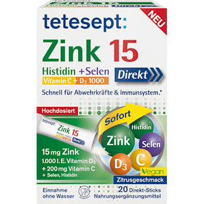 Zink 15µg Sticks tetesept