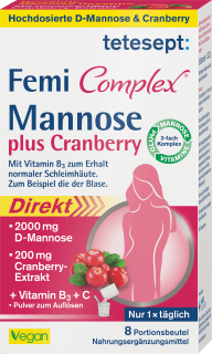 Femi Complex Mannose plus Cranberry Sachets 8 St, 23,2 g