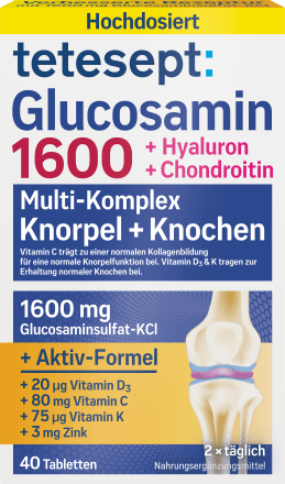 glucosamine 1600 tablets 40 pcs, 50.4 g