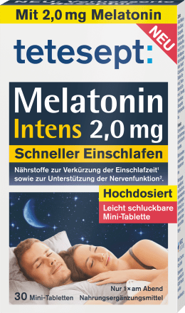 Melatonin Intens Mini Tabletten 30 St, 8,4 g