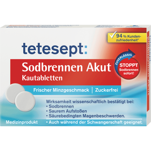 Sodbrennen Akut Kautabletten, 20 St