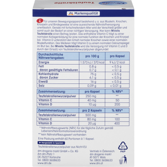 Teufelskralle Kapseln, 60 St., 35 g - VivaVoss