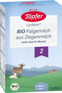 Folgemilch 2 Lactana aus Ziegenmilch nach dem 6...., 400 g