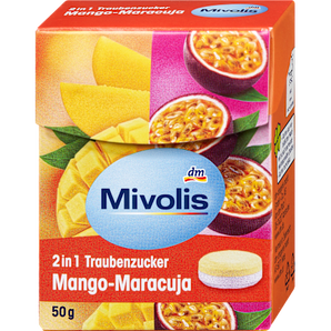Traubenzucker 2in1, Mango-Maracuja Mivolis
