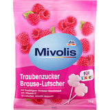 Traubenzucker, Brause-Lutscher Himbeere für Kinder Mivolis
