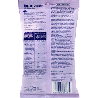 Traubenzucker, Johannisbeere mit Magnesium Mivolis