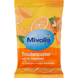 Traubenzucker, Orange mit 10 Vitaminen Mivolis