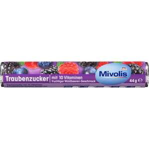 Traubenzucker, Waldbeere mit 10 Vitaminen Mivolis