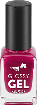 Nagellack Glossy Gel 220 Dark Plum Red  trend !t up