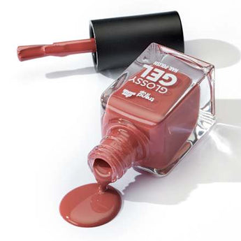 Nagellack Glossy Gel 240 Red Brown  trend !t up
