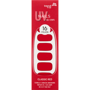 UV Gel Nagelfolien Gel Strips 140, 16 St