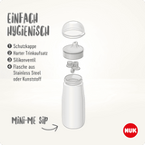 Trinkflasche Edelstahl Mini - Me beige, 300ml, 1 St - VivaVoss