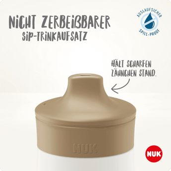 Trinkflasche Edelstahl Mini - Me beige, 300ml, 1 St - VivaVoss