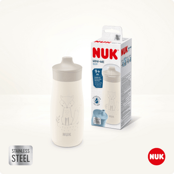 Trinkflasche Edelstahl Mini - Me beige, 300ml, 1 St - VivaVoss
