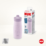 Trinkflasche Edelstahl Mini - Me flieder, 300ml, 1 St - VivaVoss