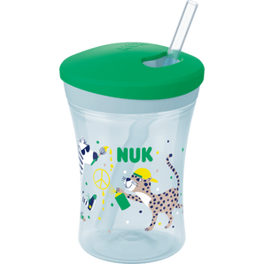 Trinkhalmbecher Evolution Action Cup grün, 230 ml, 1 St - VivaVoss