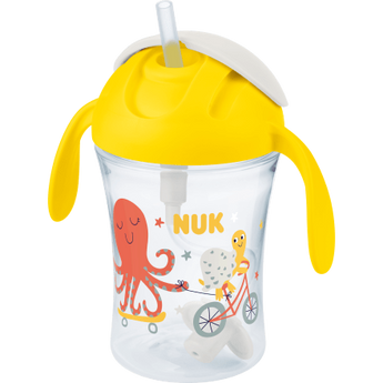 Trinkhalmbecher Motion Cup gelb, 230 ml, 1 St - VivaVoss