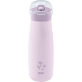 Trinkhalmflasche Edelstahl Mini - Me flieder, 500ml, 1 St - VivaVoss