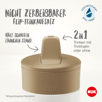 Trinkhalmflasche Edelstahl Mini - Me mint, 500ml, 1 St - VivaVoss