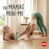 Trinkhalmflasche Mini - Me lila, 450ml, 1 St - VivaVoss