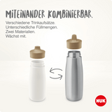 Trinkhalmflasche Mini - Me lila, 450ml, 1 St - VivaVoss