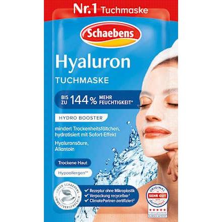 Tuchmaske Hyaluron  Schaebens