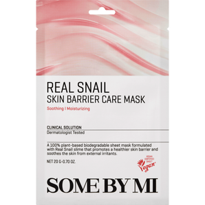 Tuchmaske Real Snail Skin Barrier Care, 20 g - VivaVoss