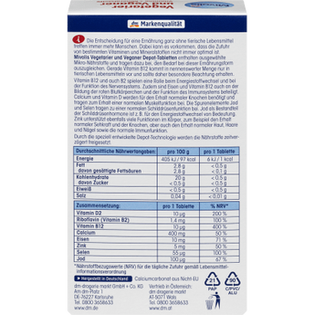 Vegetarier und Veganer Vitamine + Mineralstoffe, Tabletten 30 St., 46 g - VivaVoss