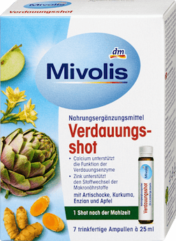 Verdauungsshot 7 Stück à 25 ml, 175 ml - VivaVoss