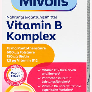 Mivolis Vitamin B Komplex Depot, Kapseln 60 St., 33 g – Vitamin B image_position | VivaVoss