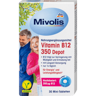 Vitamin B12 350 Depot, 30 Mini - Tabletten, 6 g - VivaVoss