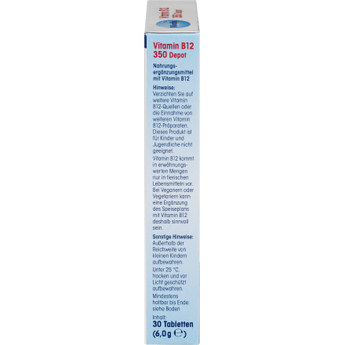 Vitamin B12 350 Depot, 30 Mini - Tabletten, 6 g - VivaVoss
