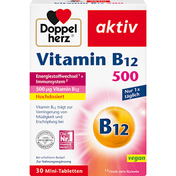 Vitamin B12 500µg Mini Tabletten 30St Doppelherz