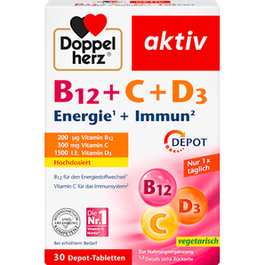 Vitamin B12 + C + D3 Tabletten 30 St Doppelherz