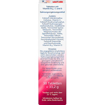 Vitamin B12 + C + D3 Tabletten 30 St Doppelherz