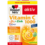 Vitamin C 1000 + D3 + Zink Depot Tabletten 30 St Doppelherz