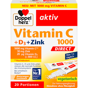 Vitamin C 1000mg + Zink Direct 20 St Doppelherz