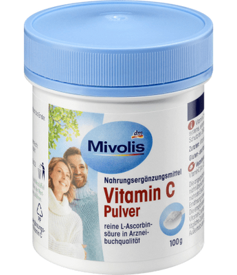 Vitamin C Pulver, 100 g - VivaVoss