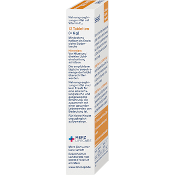 Vitamin D3 10.000 I.E. Wochendepot Tabletten 12 St tetesept