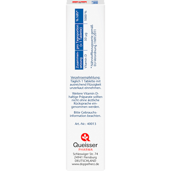 Vitamin D3 2000 I.E. Mini Tabletten 60 St Doppelherz