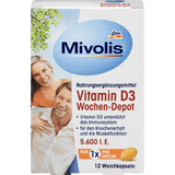 Vitamin D3 5600 I.E. Wochen-Depot Weichkapseln 12 St. Mivolis